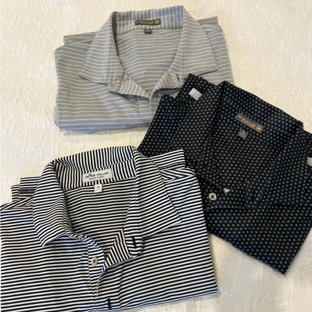 Bundle of Peter Millar Men’s Polos XL